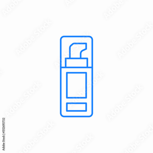 hand sanitizer bottle icon sign vector