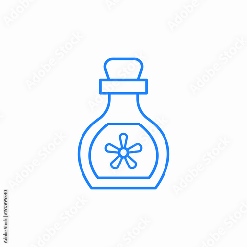 potion bottle magic icon sign vector