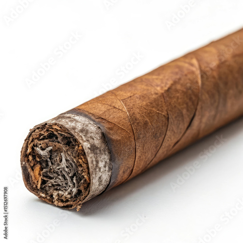 cuban cigar isolated on white background