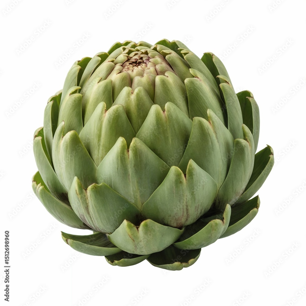 Fresh green artichoke isolated on white background Fresh green artichoke isolated on white background