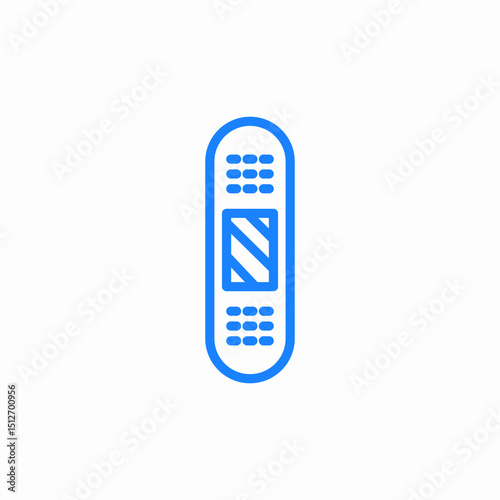 bandage wound care icon sign vector