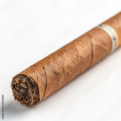 cuban cigar isolated on white background