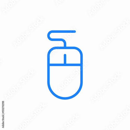 computer mouse software icon sign vector