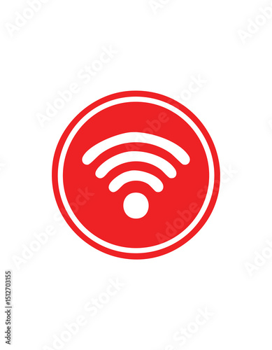 signal icon. sign design. red background