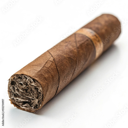 cuban cigar isolated on white background