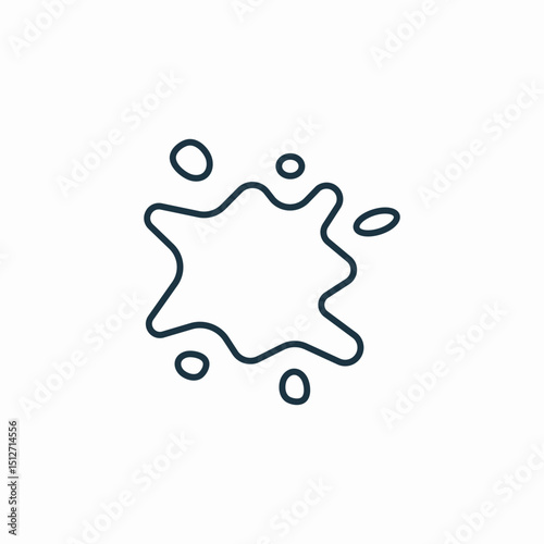 stain blemish icon sign vector