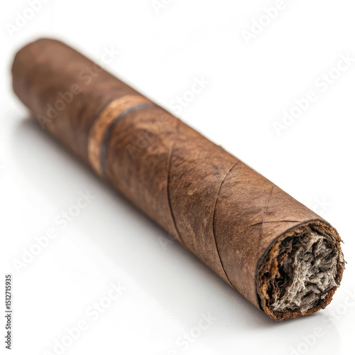 cuban cigar isolated on white background