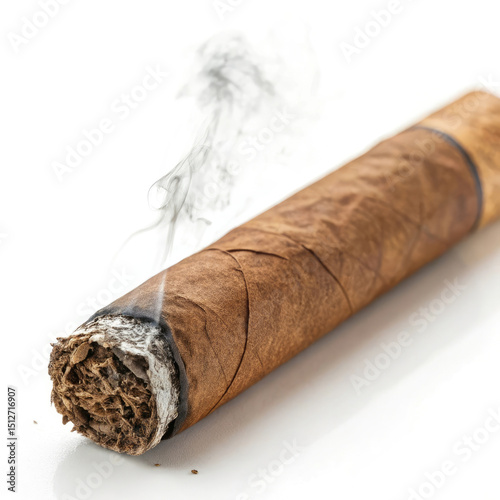 cuban cigar isolated on white background