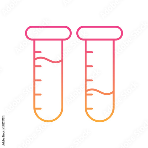 Test Tube  Icon vector