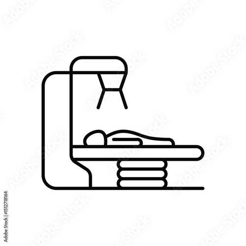 Radiation Theraphy  Icon vector