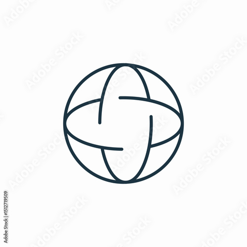globalisation culture icon sign vector