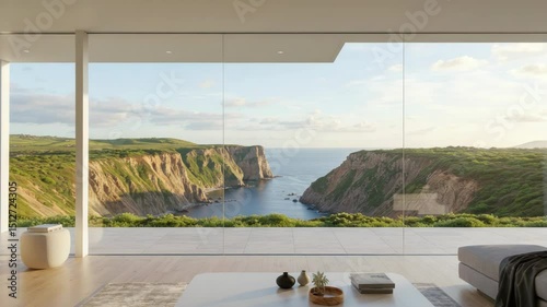 Coastal home with panoramic ocean view
