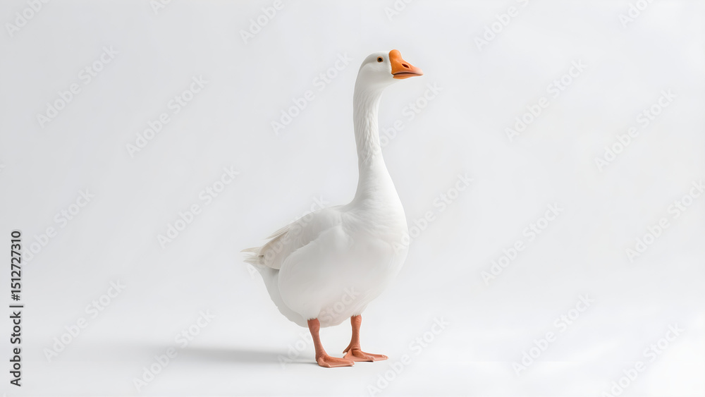 © MonstaStock - white Goose isolated on white background © MonstaStock - white Goose isolated on white background