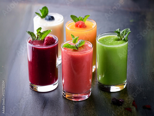 tomato juice and fresh vegetables