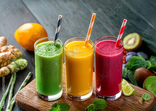 fresh fruit smoothie