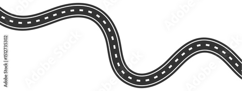 asphalt winding road highway