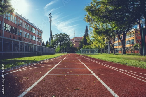 Running Track at College Campus