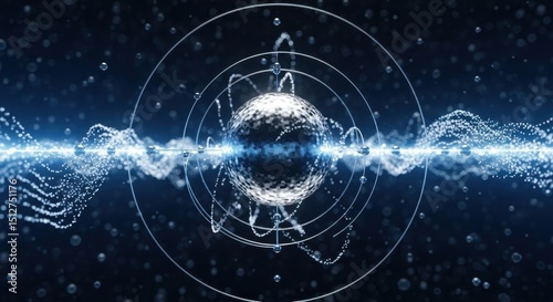 Abstract Energy Wave Particle Physics Quantum Field Theory Visualization