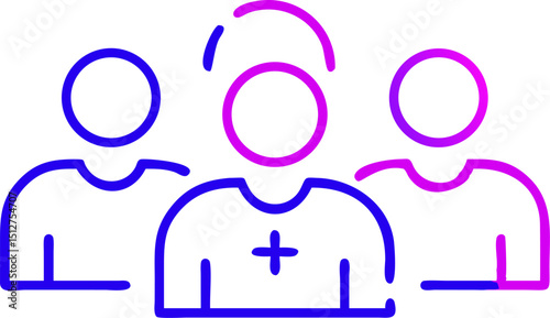 Healthcare team collaboration medical professionals group