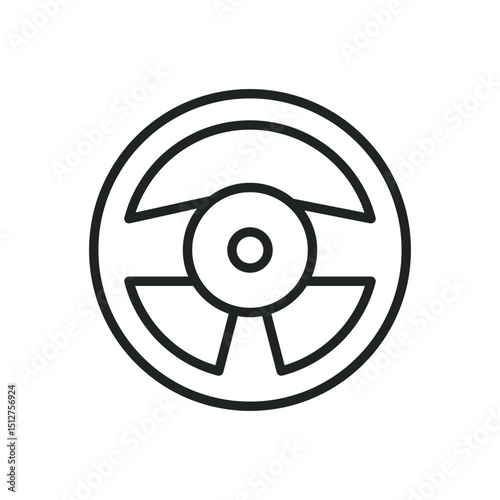 Steer thin line icons. Editable stroke and Perfect pixel on transparent background
