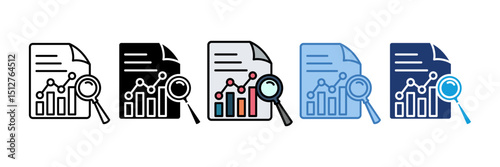 Data Analytics Icon Element For Design