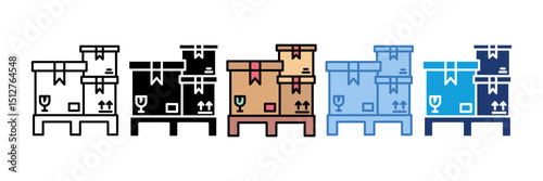 Stockpile Icon Element For Design