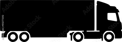 Big long passenger bus icon. Black outline linear silhouette. Editable strokes. Side view. Vector simple flat graphic illustration.
