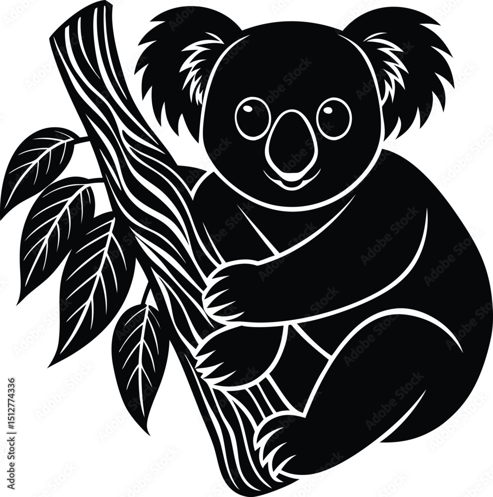 Obraz premium panda bear on tree