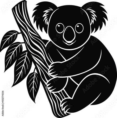 panda bear on tree