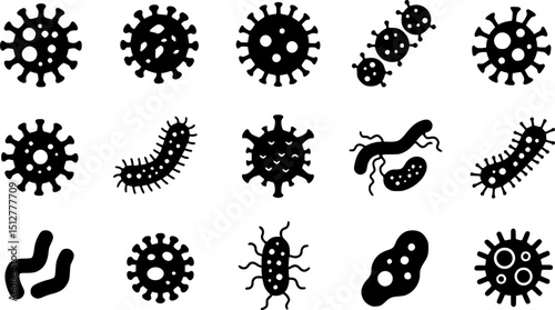 corona virus icon, virus icon vector
