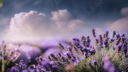 lavender field at sunset