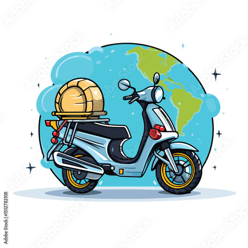 Efficient Fast Delivery and Shipping Concept Illustration for Logistics Companies