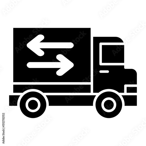 delivery truck Solid icon