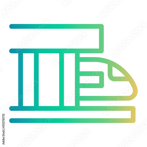 shopping Line Gradient Icon