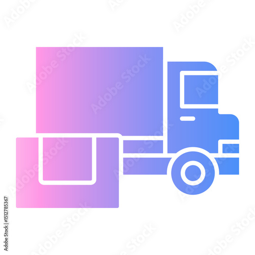 truck Gradient icon