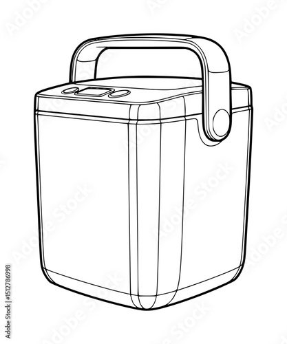 Cooler Line Art
