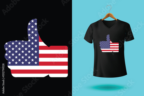 Memorial Day T-Shirt Design – Patriotic American Flag, Military Tribute, Veteran Remembrance Graphic