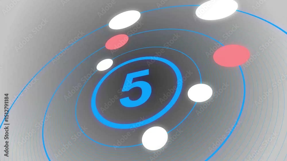 3D Countdown Timer Animation with Flying Planets | 0 to 10 Seconds | 4K ...