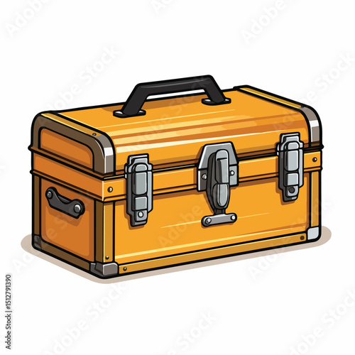 Professional Tool Box Icon Vector Illustration for Industrial Websites and Business Presentations
