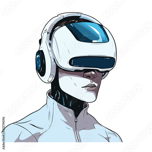 Professional Virtual Reality Mask Technology Usage by Human Head