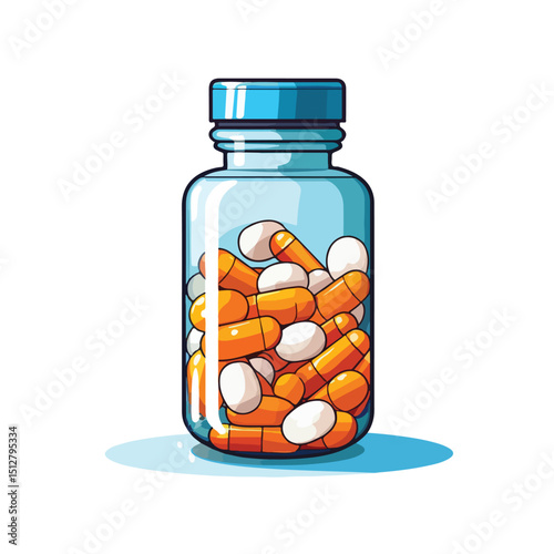 Professional Medication Bottle Healthcare Icon for Healthcare Industry Solutions