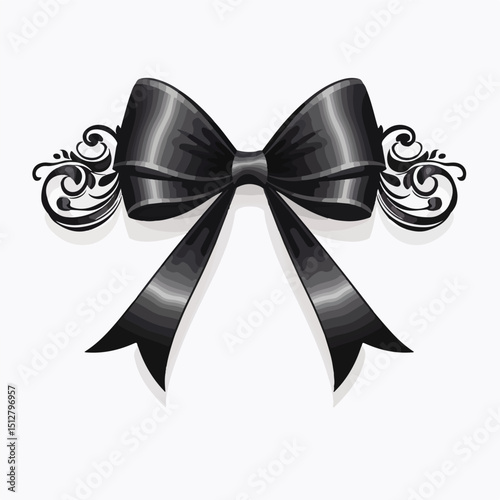 Elegant Ribbon Vector Illustration for Professional Designs and Decorations