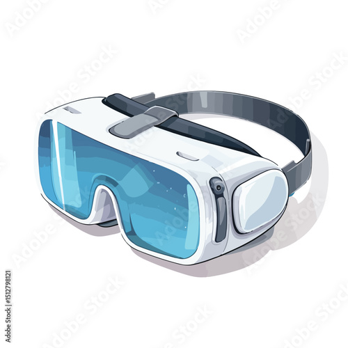 Exploring Cutting-Edge Stereoscopic 3D VR Digital Cyberspace Technology Image