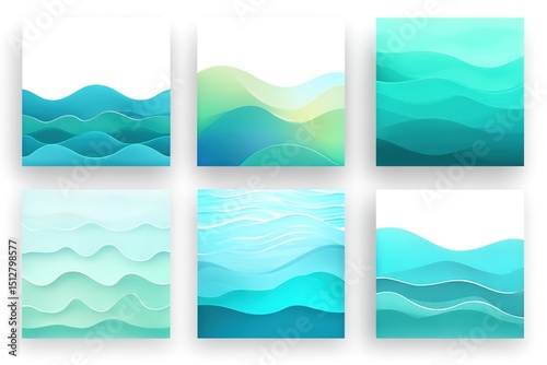 Abstract Water Background Design Collection
