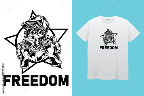 Memorial Day T-Shirt Design – Patriotic American Flag and Military Tribute Graphic.