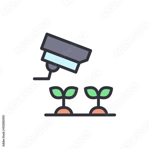 Monitoring Crops With Modern Surveillance Technology On The Farm