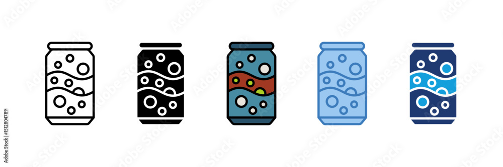 Soda Can Icon Element For Design