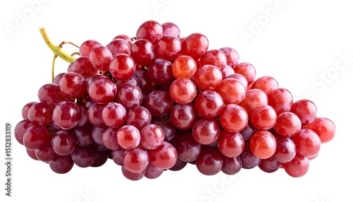 Bunch of red grapes