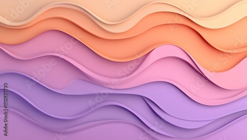 Abstract Gradient Wave Background Design