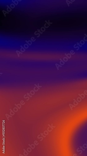 Blurred background of orange and blue colors suitable for abstract designs, web banners, social media, and digital art projects.